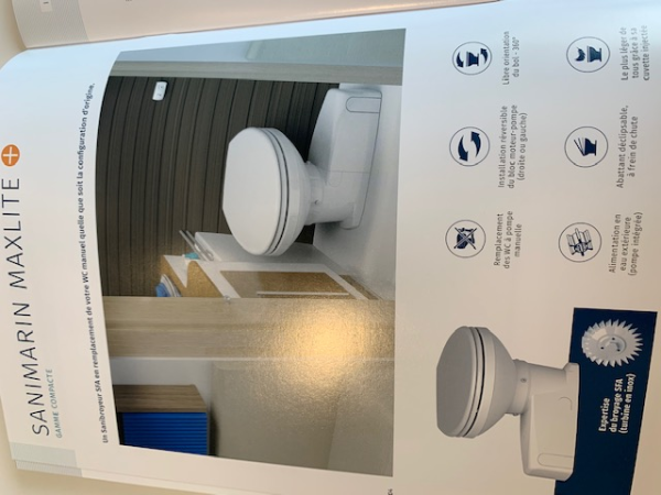 Wc SANIMARIN MAXLITE + 12V -24 V