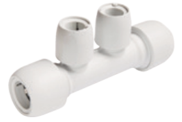 MANIFOLD  3 PORTS 22X15 / Manifolds-Socket to Socket Type 3 ports 22 x 15 HX89B/